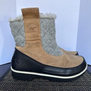 Sorel Brown and Gray Winter Boots